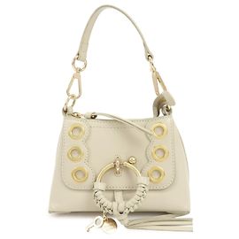 Chloé Sac à main et pochette Joan en cuir See By Chloe Beige Beige