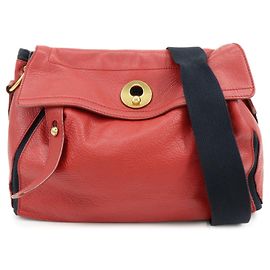 Autre Marque SAINT LAURENT PARIS Muse Two Shoulder Bag en cuir rouge 265707 Rouge