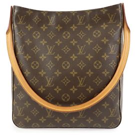 Louis Vuitton Monogram Looping GM Shoulder Bag Brown M51145 Brown