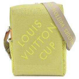Louis Vuitton Damier Geant LV Cup Weatherly Shoulder Bag M80636 Giallo