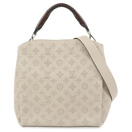 Louis Vuitton Monogram Mahina Babylone PM 2Way Bag Beige M50032 Bege
