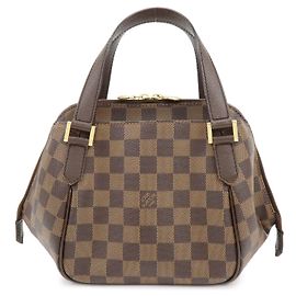 Borsa Louis Vuitton Damier Canvas Belem PM Marrone N51173 Marrone