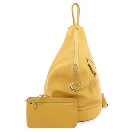 Zaino LOEWE Anton in pelle Giallo Giallo