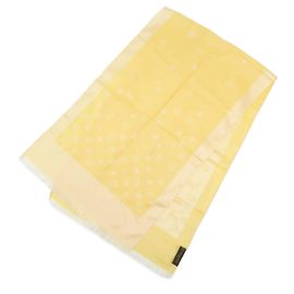 Louis Vuitton Monogram Echarpe Capri Silk 100% Scarf Orange Laranja