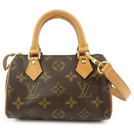 Borsa a mano Louis Vuitton Monogram Mini Speedy e tracolla marrone M41534 Marrone