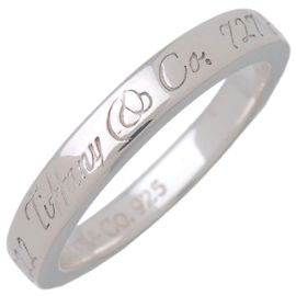 Tiffany & Co Notes Narrow New York Ring SV925 Silver US4 EU47 HK8 Silvery