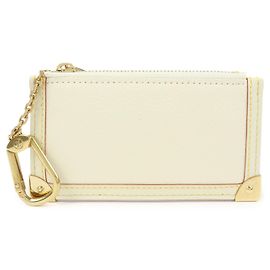 Louis Vuitton Suhali Pochette Cles Coin Case Key Case M91827 White
