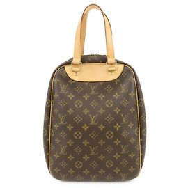 Louis Vuitton Monogram Excursion Shoes Case Hand Bag M41450 Marron