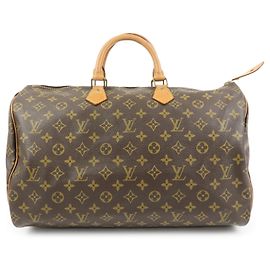 Sac à main Louis Vuitton Monogram Speedy 40 Sac Boston Marron M41522 Marron