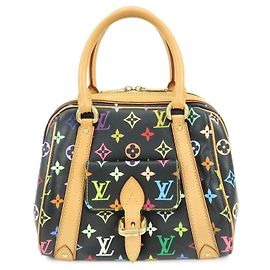 Louis Vuitton Monogram Multicolor Priscilla Hand Bag Noir M40097 Preto