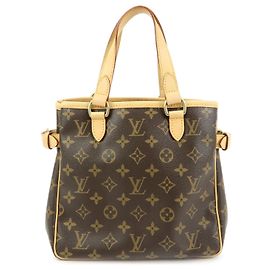 Louis Vuitton Monogram Batignolles Tote Bag Handtasche M51156 Braun