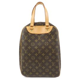 Louis Vuitton Monogram Excursion Shoes Case Hand Bag M41450 Marron
