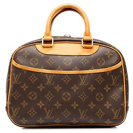Louis Vuitton Monogram Trouville Handtasche Braun