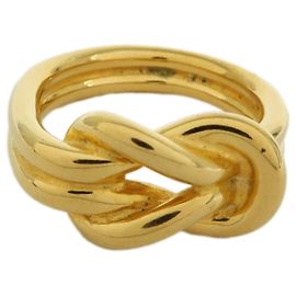 Hermès HERMES Anello per foulard Atame Metal Scarf Ring Scarf Charm Gold D'oro