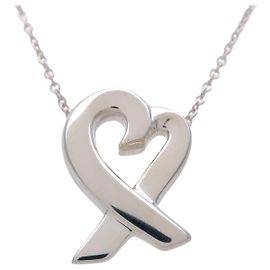 Colar Tiffany & Co Loving Heart Small SV925 Silver Prata