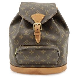 Louis Vuitton Monogram Montsouris MM Backpack Brown M51136 Brown