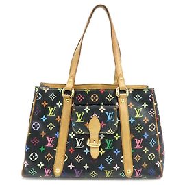 Bolsa de Ombro Louis Vuitton Monogram Multicolor Aurelia MM M40095 Preto