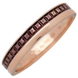 Boucheron Anillo Quatre Classic Half K18 750PG Brown PVD US9.5 EU61 Rosa Dorado