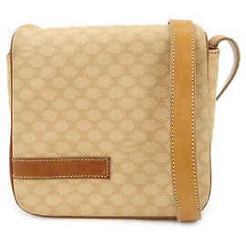 Céline Bolsa de Ombro e Bolsa Tiracolo CELINE Macadam PVC Leather Bege Camel Marrom Bege