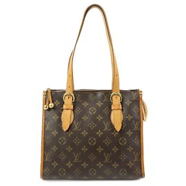 Bolsa de Ombro Louis Vuitton Monogram Popincourt Haut Brown M40007 Marrom