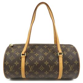 Bolsa de mão Louis Vuitton Monogram Papillon 30 Brown M51385 Marrom