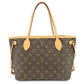 Louis Vuitton Monogram Neverfull PM Tote Bag Hand Bag Brown M40155 Brown