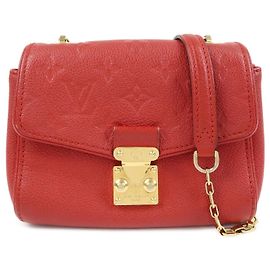 Louis Vuitton Monogram Empreinte Saint Germain BB Cerise M94553 Rot