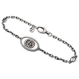 GUCCI Pulsera de cadena Interlocking G #19 SV925 Silver 627749-J8400-0701 Plata