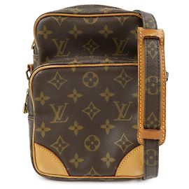 Louis Vuitton Monogram Amazone Shoulder Bag Crossbody Bag M45236 Marron