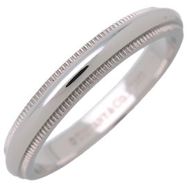 Tiffany & Co Milgrain Ring PT950 Platin US7.5 EU55.5 HK16 Silber
