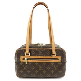 Borsa a Spalla e a Mano Louis Vuitton Monogram Cite MM Marrone M51182 Marrone