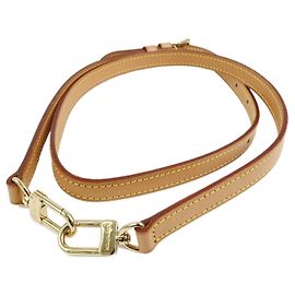 Louis Vuitton Adjustable Leather Shoulder Strap 120cm 1.6cm J52312 Beige