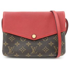 Louis Vuitton Twice Monogram Canvas and Leather Marrone
