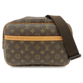 Borsa a tracolla Louis Vuitton Monogram Reporter PM Brown M45254 Marrone