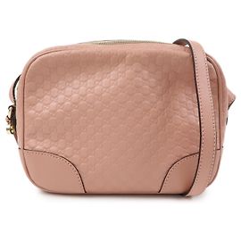 Bolsa de Ombro GUCCI Interlocking G Microguccissima Rosa 449413 Rosa