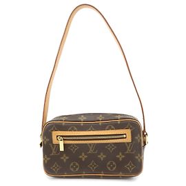 Borsa a tracolla Louis Vuitton Monogram Pochette Cite Marrone M51183 Marrone