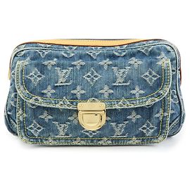 Borsetta a Vita Louis Vuitton Monogram Denim Blue M95347 Blu