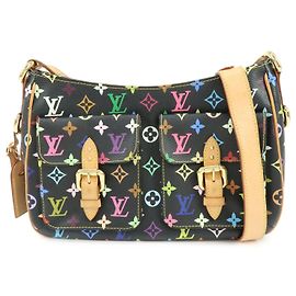 Louis Vuitton Monogram Multicolor Lodge GM Shoulder Bag M40052 Marrom