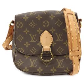 Bolso de hombro Louis Vuitton Monogram Mini Saint Cloud PM M51244 Castaño