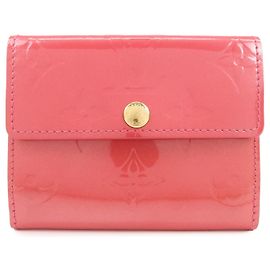 Louis Vuitton Monogram Vernis Ludlow Bi-fold Compact Wallet M9143F Rosa