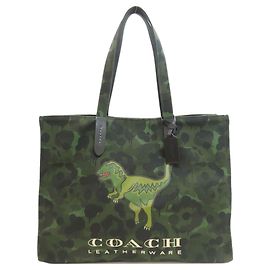 Coach Rexi Tote Bag mit Camouflage-Print Grün
