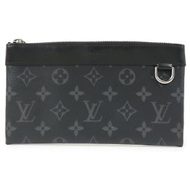 Louis Vuitton Monogram Eclipse Pochette Discovery PM M44323 Noir