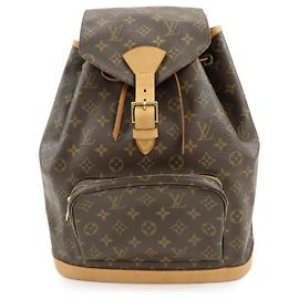 Louis Vuitton Monogram Montsouris GM Backpack Brown M51135 Brown