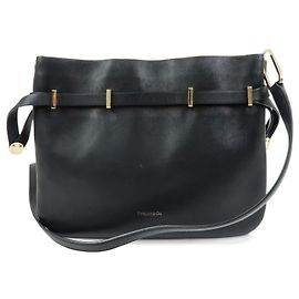 Borsa a spalla e a tracolla in pelle Logo Tiffany & Co Nero Nero