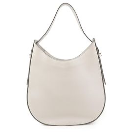 Bolsa de Ombro e Bolsa de Mão TOD'S OBOE Medium em Couro Cinza Marrom
