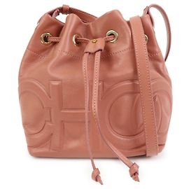 JIMMY CHOO Bolsa de Ombro e Tiracolo Juno S em Couro Nappa Rosa Rosa