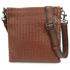 BOTTEGA VENETA Borsa a tracolla e a spalla in pelle Intrecciato Marrone Marrone