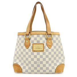 Sac à main Louis Vuitton Damier Azur Hampstead PM Ivory N51207 Blanc