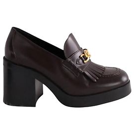 Mocassini Céline in pelle marrone Marrone