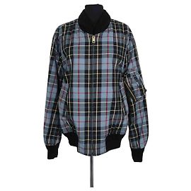 Veste Burberry en coton bleu Bleu